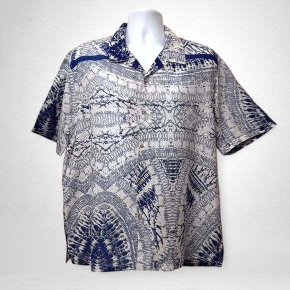 RAGA MAN Button front Short Sleeve Shirt, NWT! Size XXL - Picture 1 of 6